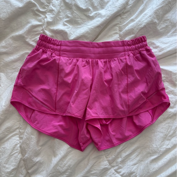 Women's Pink Lulu lemon running shorts - Picture 1 of 2